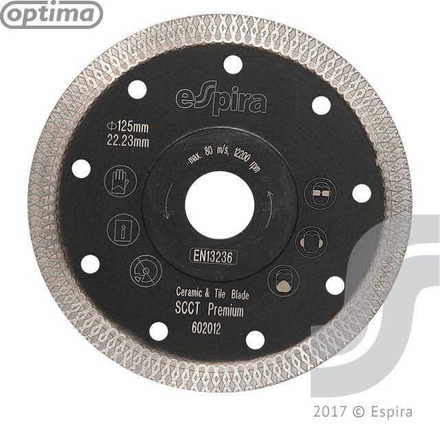 Алмазный диск SCCT Optima Ø125*22.23 сегм 10*1.2