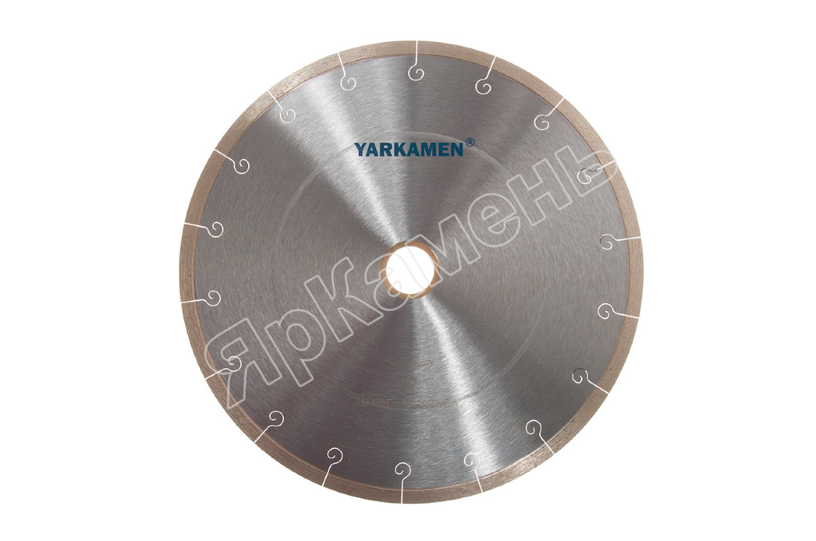 Алмазный диск YARKAMEN® 200x1,6x7,5x32/25,4 «Корона J-Slot» PREMIUM