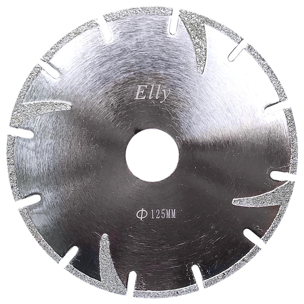 Двухсторонний диск алмазный Ø 125 мм с 4-мя боковыми сегментами ELLY (Элли)