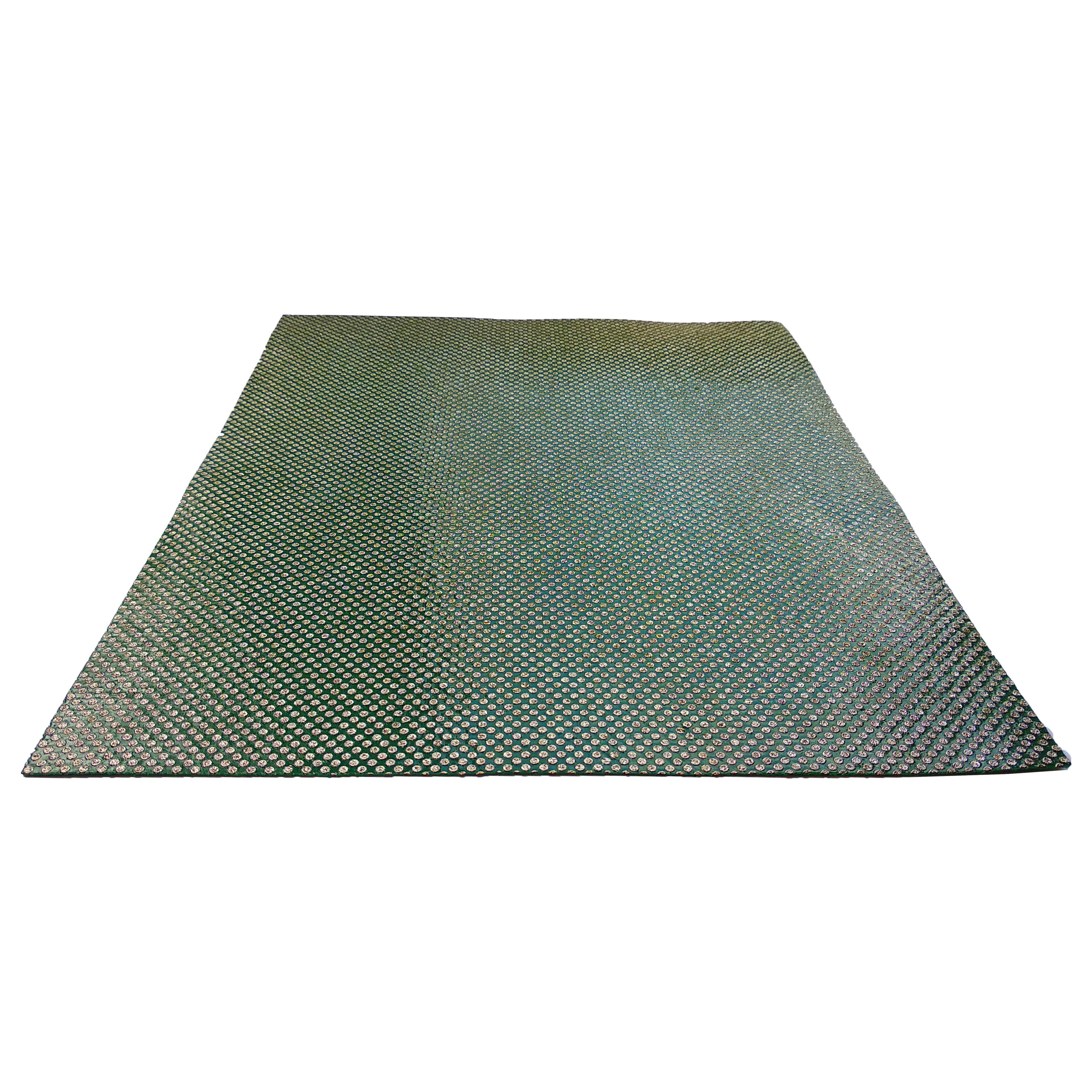Алмазная наждачная бумага 280х230 мм, зерно 60 (зеленая, металл)