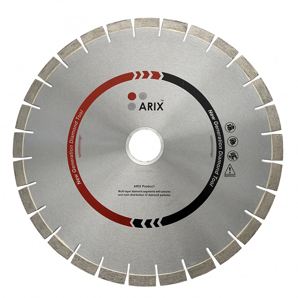 Диск алмазный по граниту и мрамору ARIX 400 мм