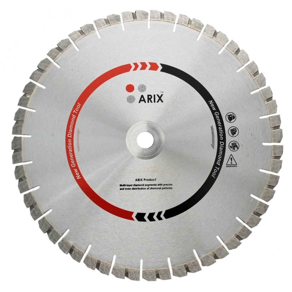 Алмазный отрезной диск по граниту и мрамору ARIX G2X 400 мм