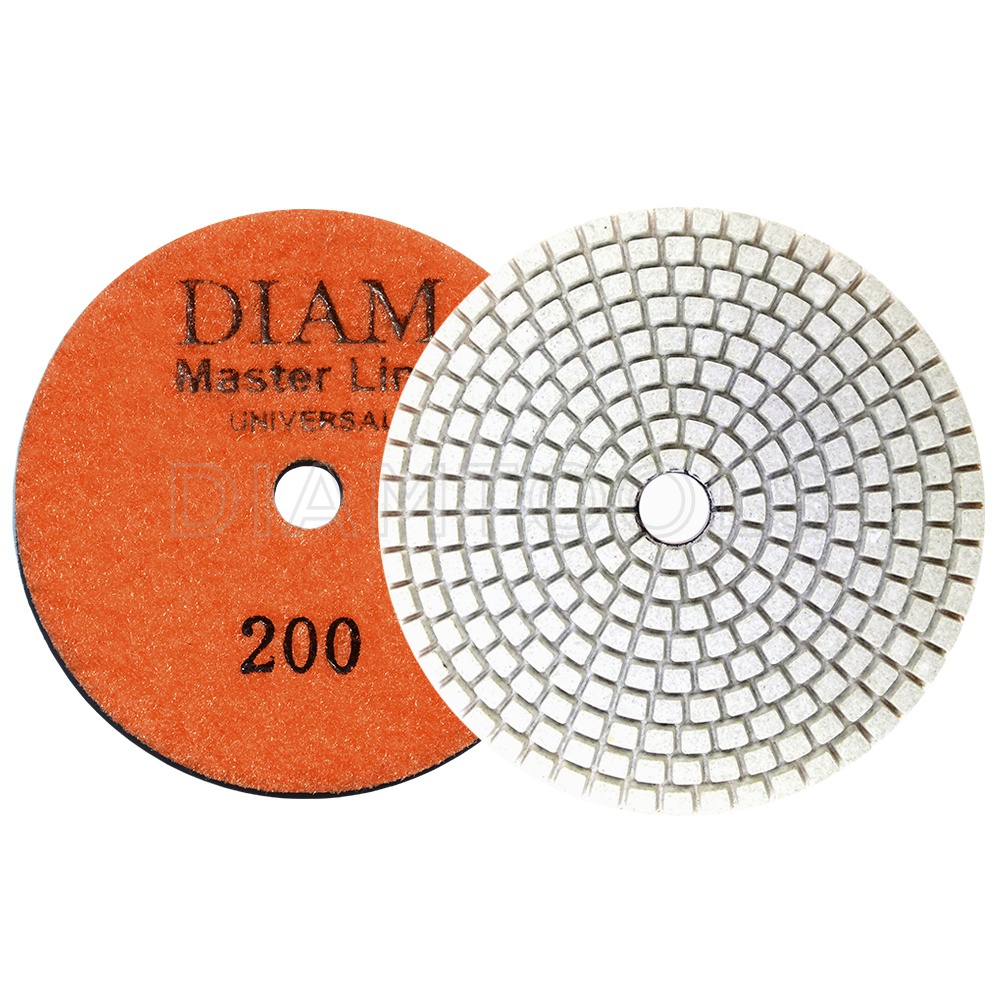 Алмазный гибкий шлифовальный круг DIAM Master Line Universal #200 мокрая, сухая полировка 000625
