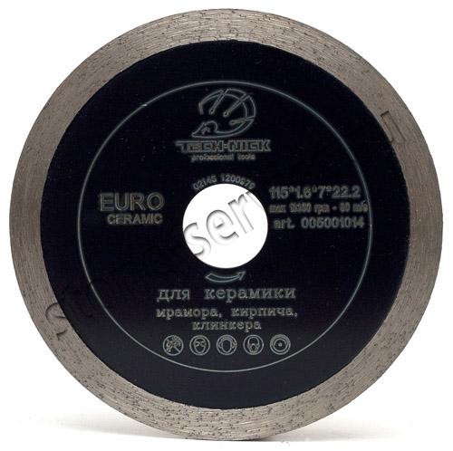 Алмазный диск по керамике Tech-nick Euro Ceramic 115 (1,6*7*22,2)