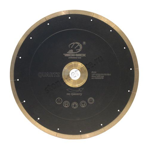 Алмазный диск QUARTZ д.300х32/25,4 (1,6*10 мм) по материалам, содержащим кварц, TNK