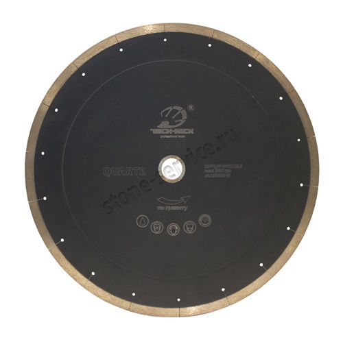 Алмазный диск QUARTZ д.350х32/25,4 (2,0*10 мм) по материалам, содержащим кварц, TNK