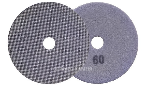 Алмазный гибкий шлифовальный круг SORMA 1-DIA MX H15 QRS 100x1,5 dry №60 (Италия)