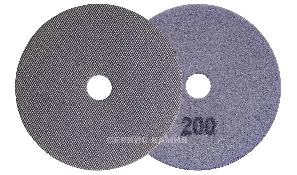 Алмазный гибкий шлифовальный круг SORMA 1-DIA MX H15 QRS 100x1,5 dry №200 (Италия)