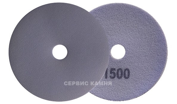 Алмазный гибкий шлифовальный круг SORMA 1-DIA MX H15 QRS 100x1,5 dry №1500 (Италия)