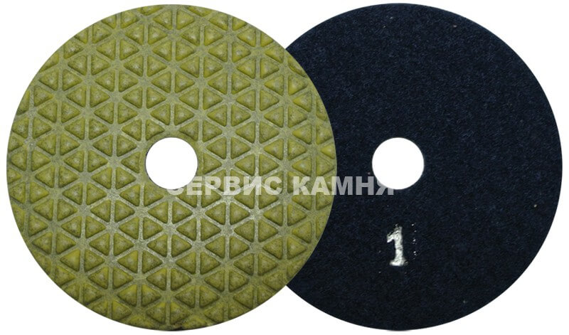 Алмазный гибкий шлифовальный круг HC 5 step 100x3,5 dry №1 (Китай)