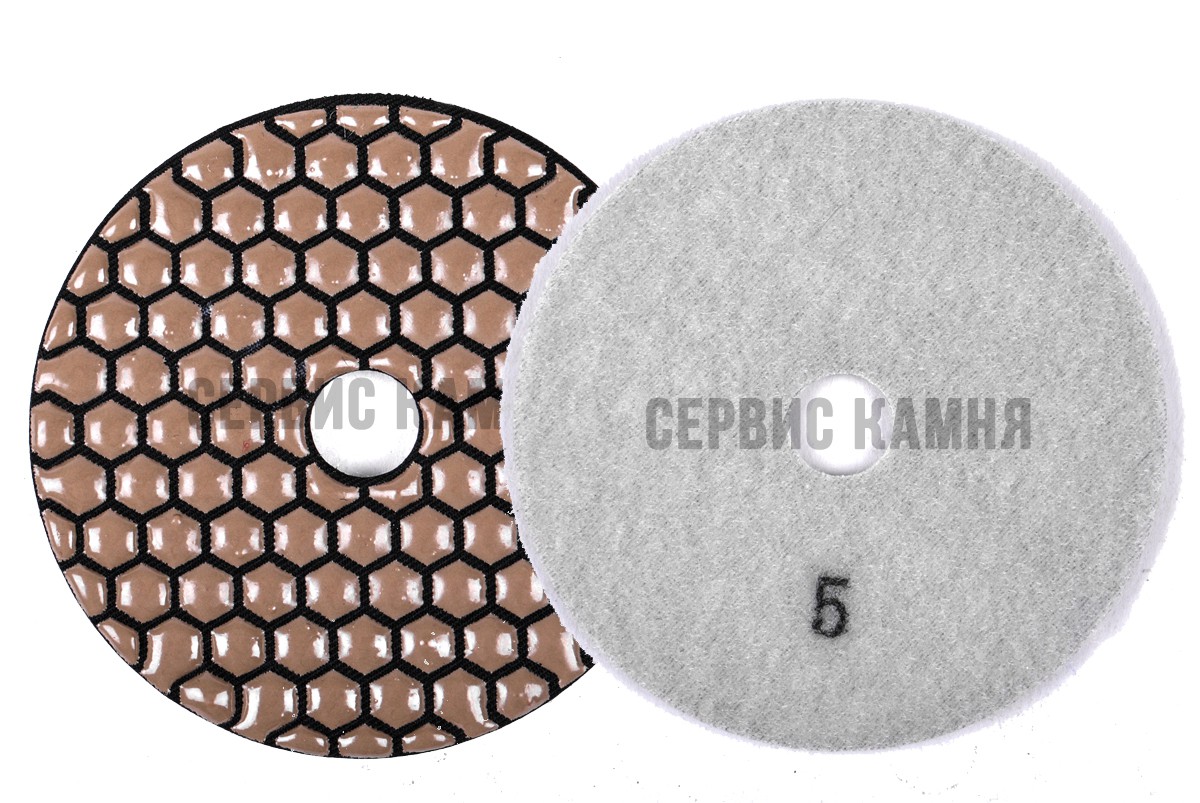 Алмазный гибкий шлифовальный круг JA 100х3,5 dry №5 (Китай)