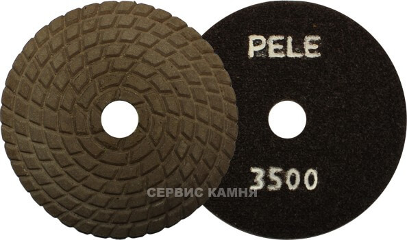 Алмазный гибкий шлифовальный круг PELE премиум 100x3,5 dry №3500 (Китай)