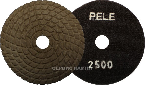 Алмазный гибкий шлифовальный круг PELE премиум 100x3,5 dry №2500 (Китай)