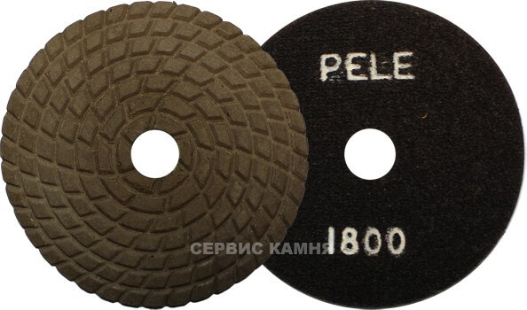 Алмазный гибкий шлифовальный круг PELE премиум 100x3,5 dry №1800 (Украина)