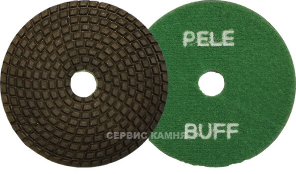 Алмазный гибкий шлифовальный круг PELE ТИП A  100x3,5 dry №buff (Украина)