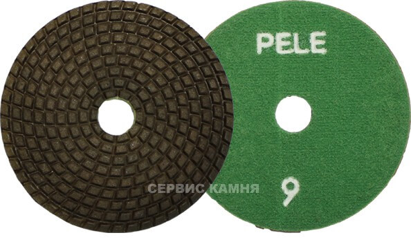 Алмазный гибкий шлифовальный круг PELE ТИП A  100x3,5 dry №9 (Украина)
