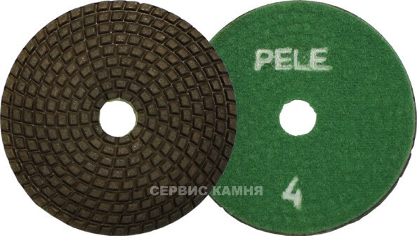 Алмазный гибкий шлифовальный круг PELE ТИП A  100x3,5 dry №4 (Украина)