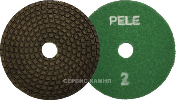 Алмазный гибкий шлифовальный круг PELE ТИП A  100x3,5 dry №2 (Украина)