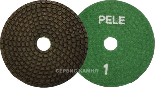 Алмазный гибкий шлифовальный круг PELE ТИП A  100x3,5 dry №1 (Украина)