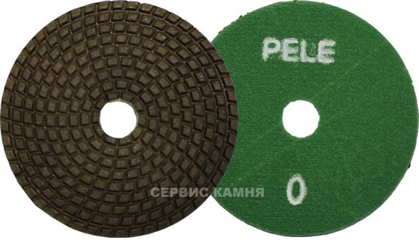 Алмазный гибкий шлифовальный круг PELE ТИП A  100x3,5 dry №0 (Украина)