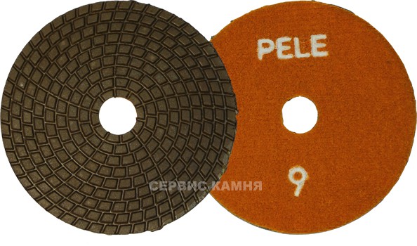 Алмазный гибкий шлифовальный круг PELE ТИП В  100x3,5 dry №9 (Украина)