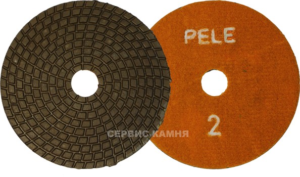 Алмазный гибкий шлифовальный круг PELE ТИП В  100x3,5 dry №2 (Украина)