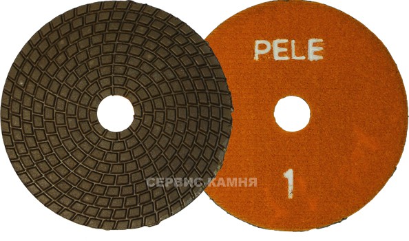 Алмазный гибкий шлифовальный круг PELE ТИП В  100x3,5 dry №1 (Украина)