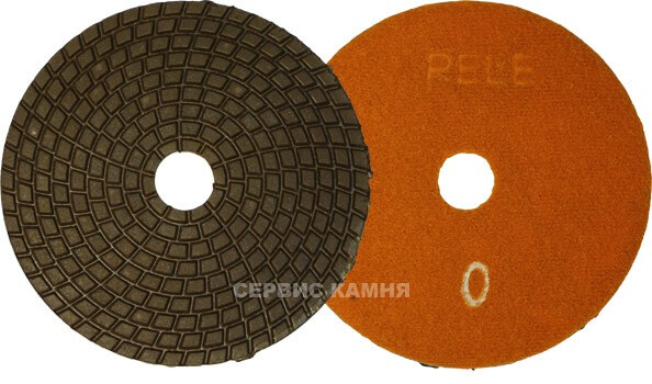 Алмазный гибкий шлифовальный круг PELE ТИП В  100x3,5 dry №0 (Украина)