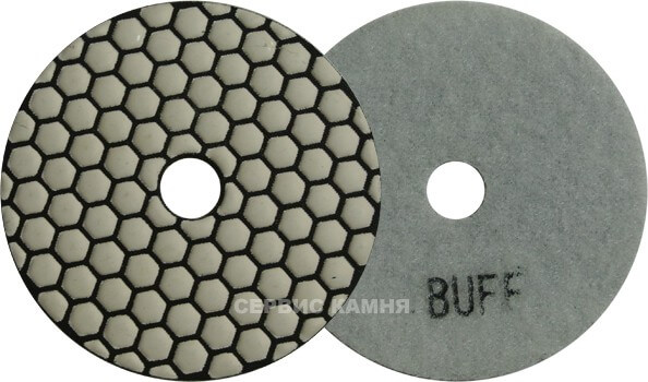 Алмазный гибкий шлифовальный диск DY hexagonal 100x4,0 dry №buff (Китай)