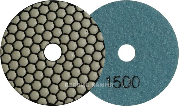 Алмазный гибкий шлифовальный диск DY hexagonal 100x4,0 dry №1500 (Китай)