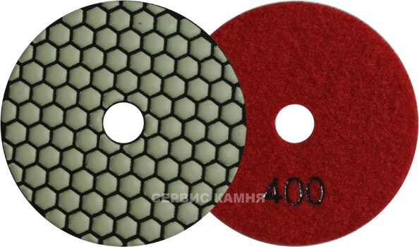 Алмазный гибкий шлифовальный диск DY hexagonal 100x4,0 dry №400 (Китай)