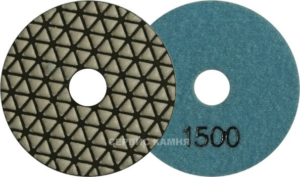 Алмазный гибкий шлифовальный круг DY triangle 100x4,0 dry №1500 (Китай)