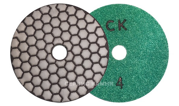 Алмазный гибкий шлифовальный круг FEIYAN 5 step 100x2,5 dry №4 (Китай)