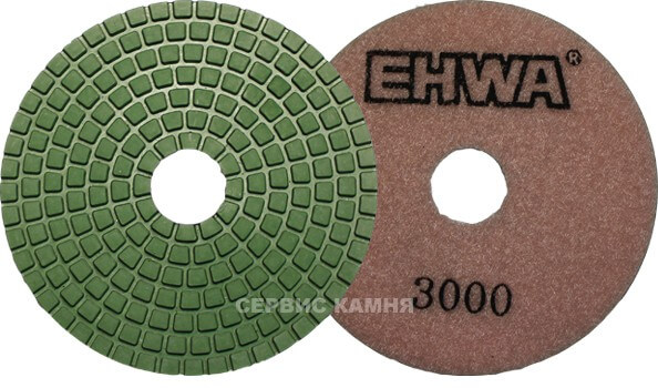 Алмазный гибкий шлифовальный круг EHWA super premium 100x2,6 wet №3000 (Корея)