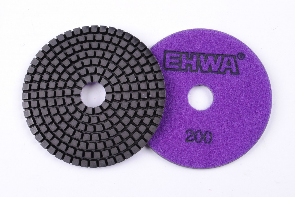 Алмазный гибкий шлифовальный круг EHWA wet PREMIUM 100х4 №200