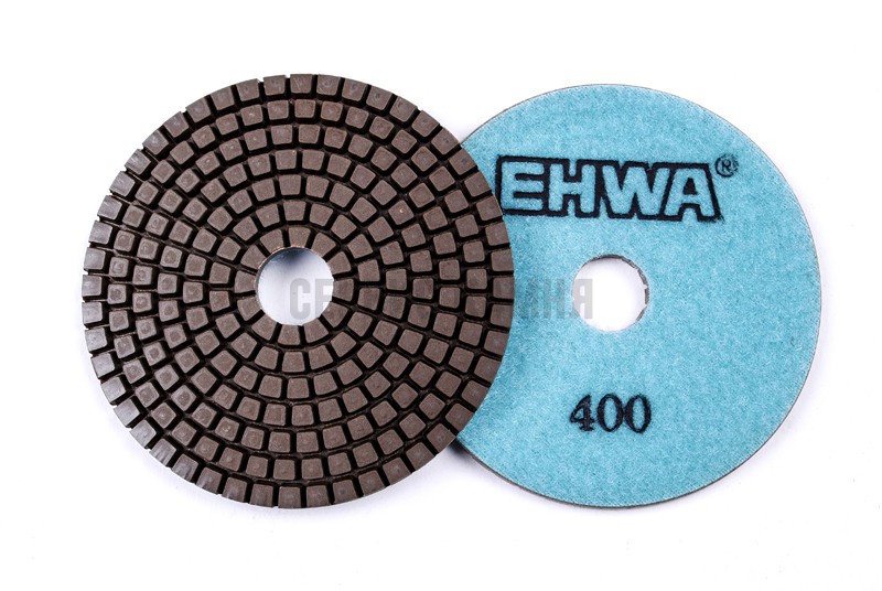 Алмазный гибкий шлифовальный круг EHWA wet PREMIUM 100х4 №400