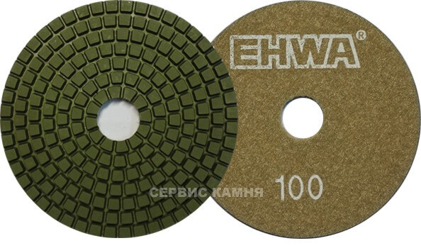 Алмазный гибкий шлифовальный круг EHWA wet PREMIUM 100х4 №100