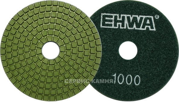 Алмазный гибкий шлифовальный круг EHWA STANDARD 100x3,5 wet №1000 (Корея)