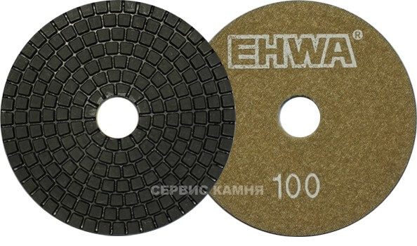 Алмазный гибкий шлифовальный круг EHWA STANDARD 100x3,5 wet №100(80) (Корея)