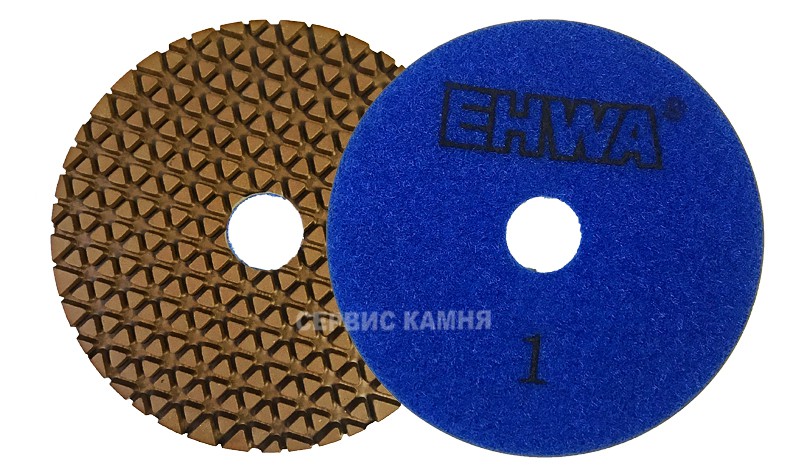 Алмазный гибкий шлифовальный круг EHWA 100x3 wet 4 step №1 (Корея)