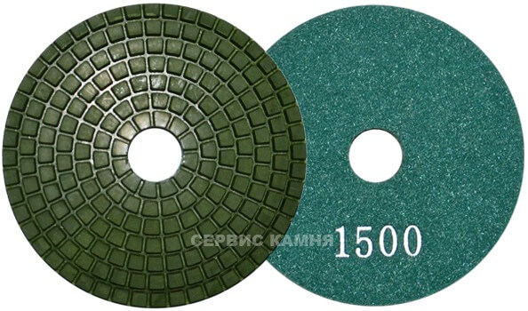 Алмазный гибкий шлифовальный круг  Ск-ТДР  100x4.5 wet №1500 (Китай)