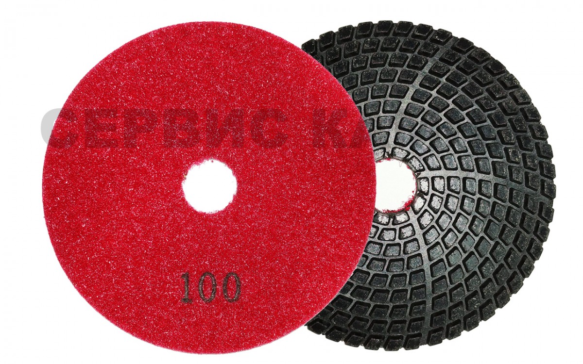 Алмазный гибкий шлифовальный круг MR  Блеск  100x4,5 wet №100 (Китай)