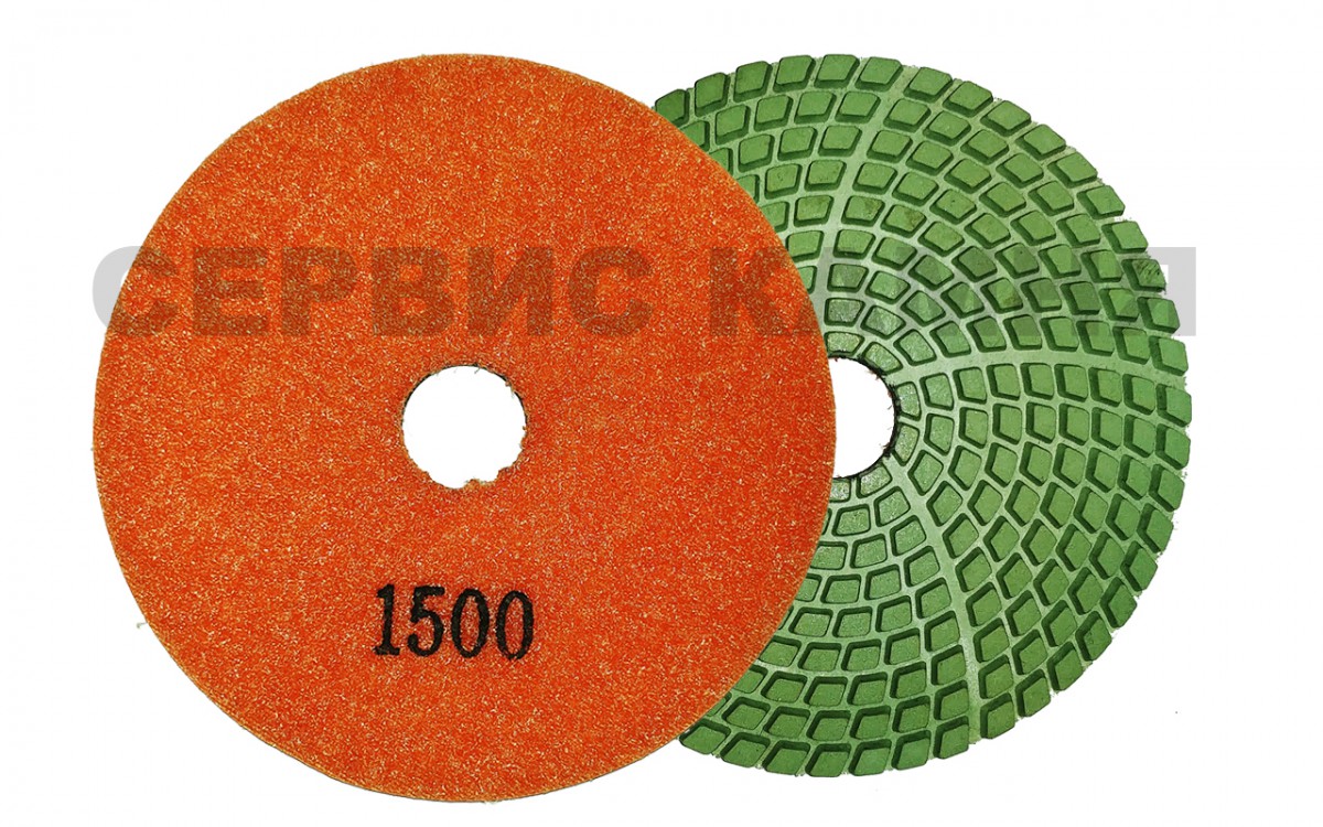Алмазный гибкий шлифовальный круг MR  Блеск  100x4,5 wet №1500 (Китай)