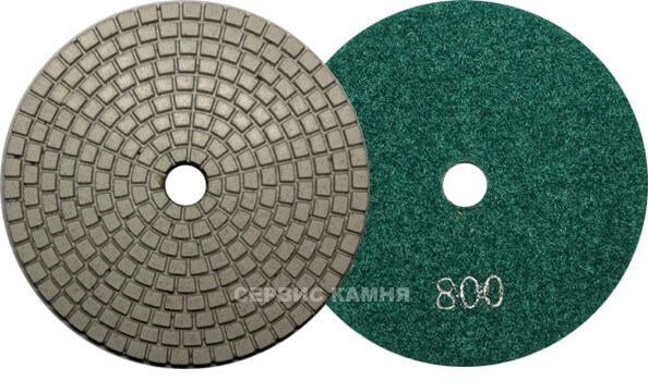 Алмазный гибкий шлифовальный диск EASY LINE BIEGE 100x4,0 dry №800 (Китай)