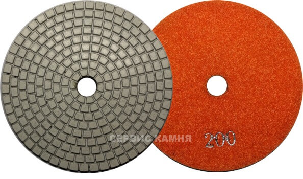 Алмазный гибкий шлифовальный диск EASY LINE BIEGE 100x4,0 dry №200 (Китай)