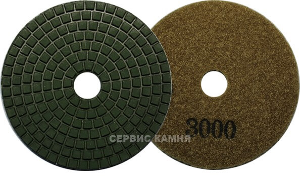 Алмазный гибкий шлифовальный круг NG тип B 100x2,5 wet №3000 (Китай)