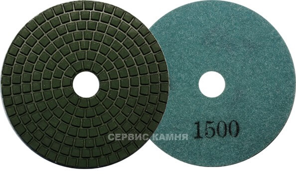 Алмазный гибкий шлифовальный круг NG тип B 100x2,5 wet №1500 (Китай)