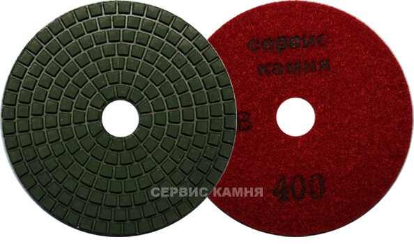 Алмазный гибкий шлифовальный круг NG тип B 100x2,5 wet №400 (Китай)