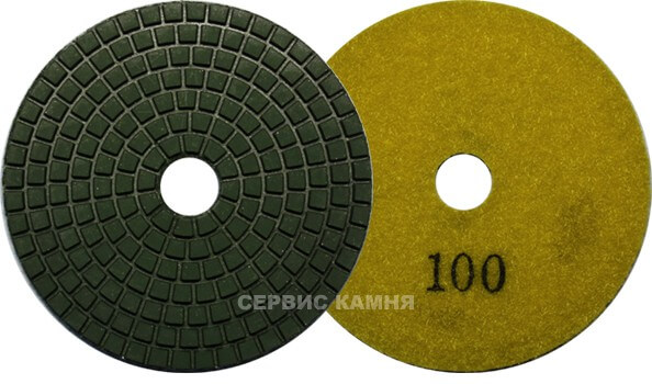 Алмазный гибкий шлифовальный круг NG тип B 100x2,5 wet №100 (Китай)