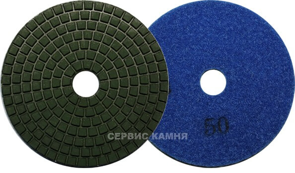 Алмазный гибкий шлифовальный круг NG тип B 100x2,5 wet №50 (Китай)